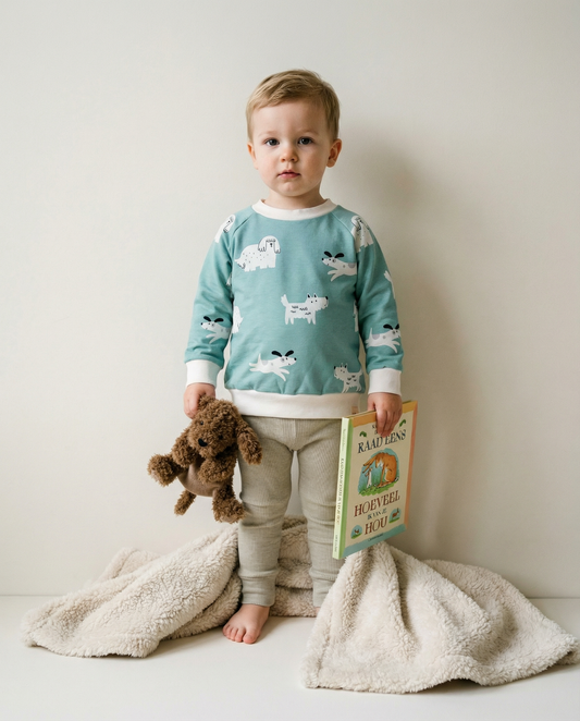 Oversized sweater dusty lilac personalized