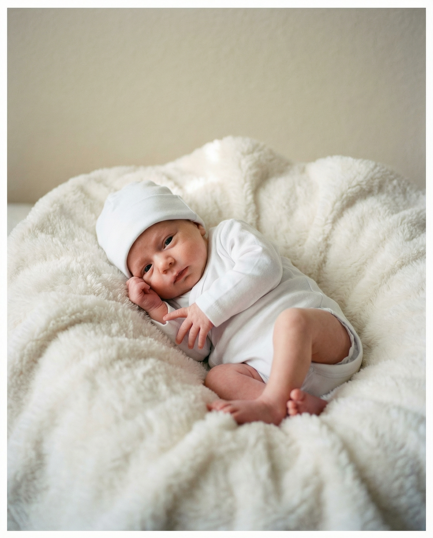 Personalisiertes Strampler-Set Cognac