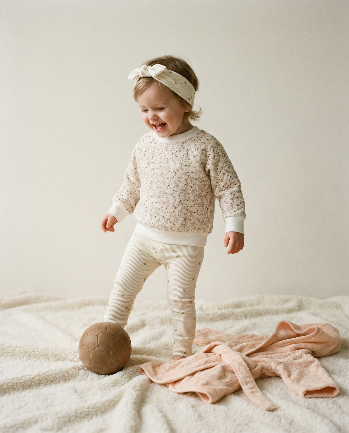 Bademantel zartrosa personalisiert